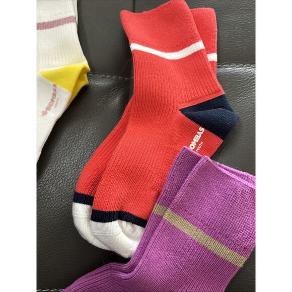 New Bombas Midweight 4 Pairs Youth Crew Socks Size 12T-Y3 - Picture 4 of 4